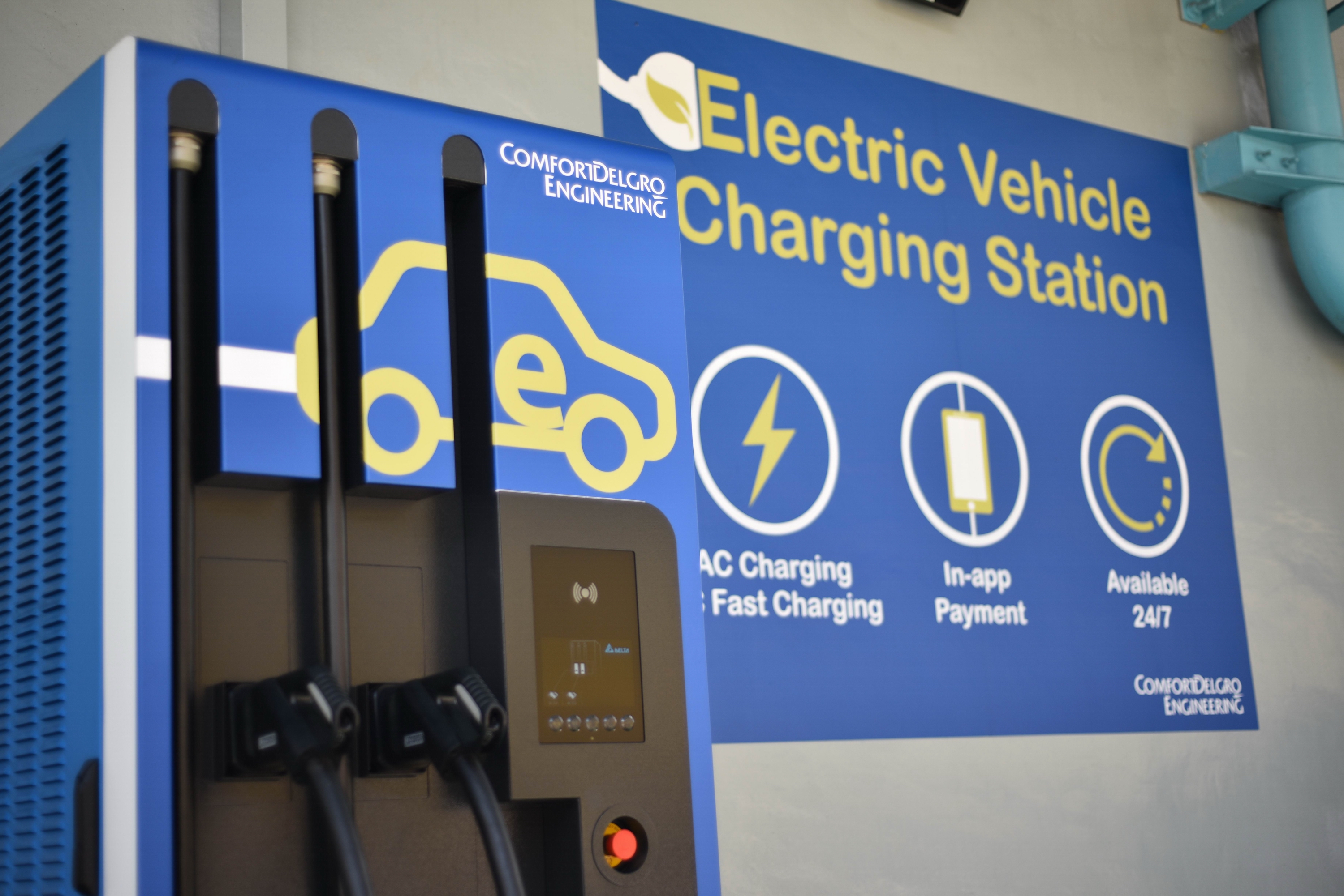ComfortDelGro Introduces Fastest DC Fast Charger For Electric Vehicles In Singapore